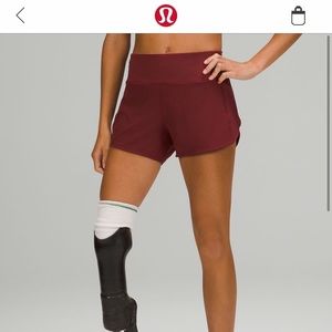 Lululemon Speed Up Mid-Rise Lined Short 4” - Size 6